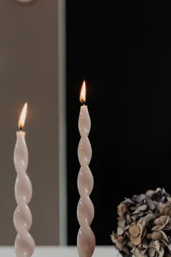 The Glossy Candle Collection - Packed with 4 pieces per box - Blossom Blush Fully Curled