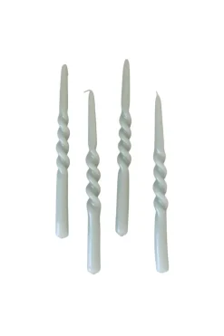 The Glossy Candle Collection - Packed with 4 pieces per box - Essential Emerald Middle Curled