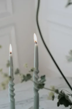 The Glossy Candle Collection - Packed with 4 pieces per box - Essential Emerald Middle Curled