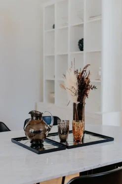 The Herringbone Tray - Clear Square