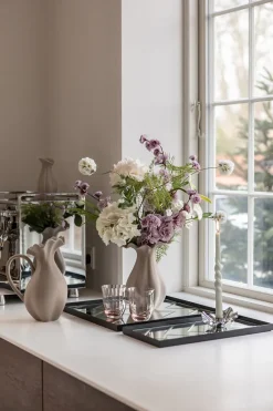 The Herringbone Tray - Clear Square