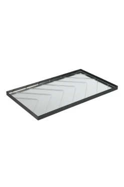 The Herringbone Tray - Clear Large