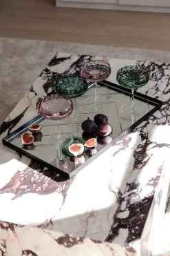 The Herringbone Tray - Clear Large