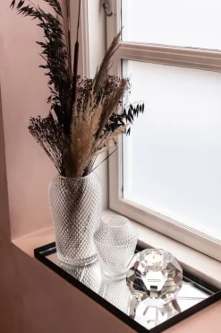 The Herringbone Tray - Clear Medium