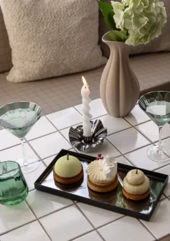 The Herringbone Tray - Grey Small