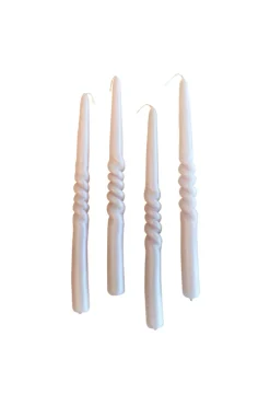 The Pearl Candle Collection - Packed with 4 Pieces per box - Bloom Pearl Middle Curled