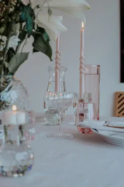 The Pearl Candle Collection - Packed with 4 Pieces per box - Bloom Pearl Middle Curled