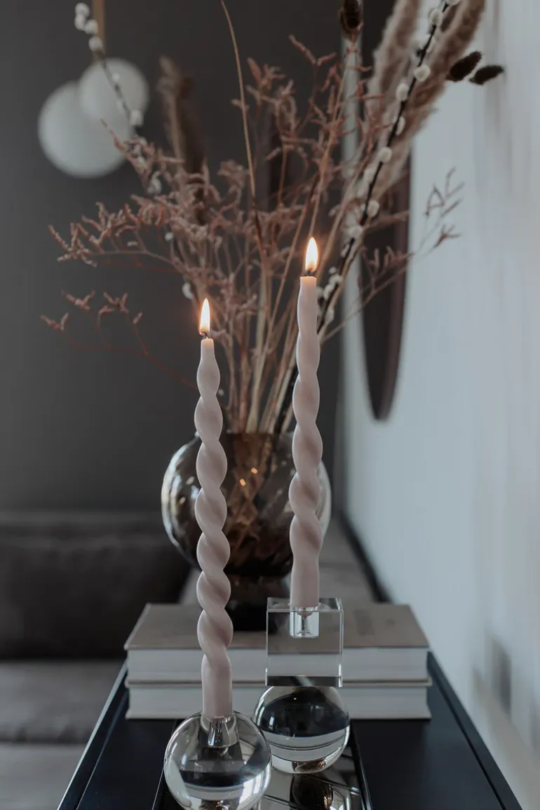 The Pearl Candle Collection - Packed with 4 Pieces per box - French Pearl Fully Curled