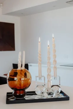 The Pearl Candle Collection - Packed with 4 Pieces per box - Nude Pearl Fully Curled