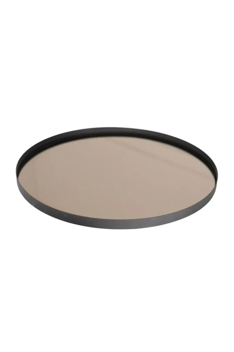 The Round Mirror Tray - Bronze