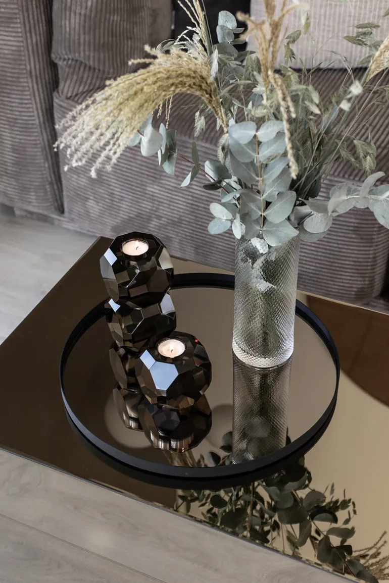 The Round Mirror Tray - Bronze