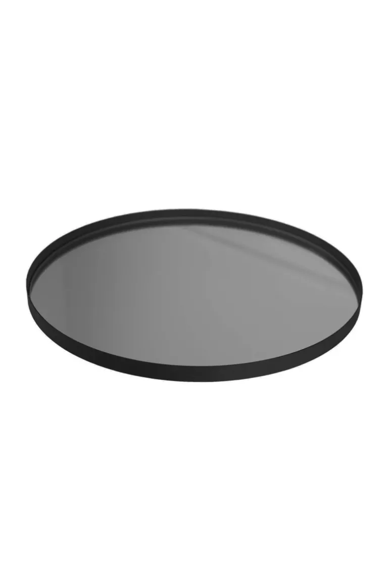 The Round Mirror Tray - Grey