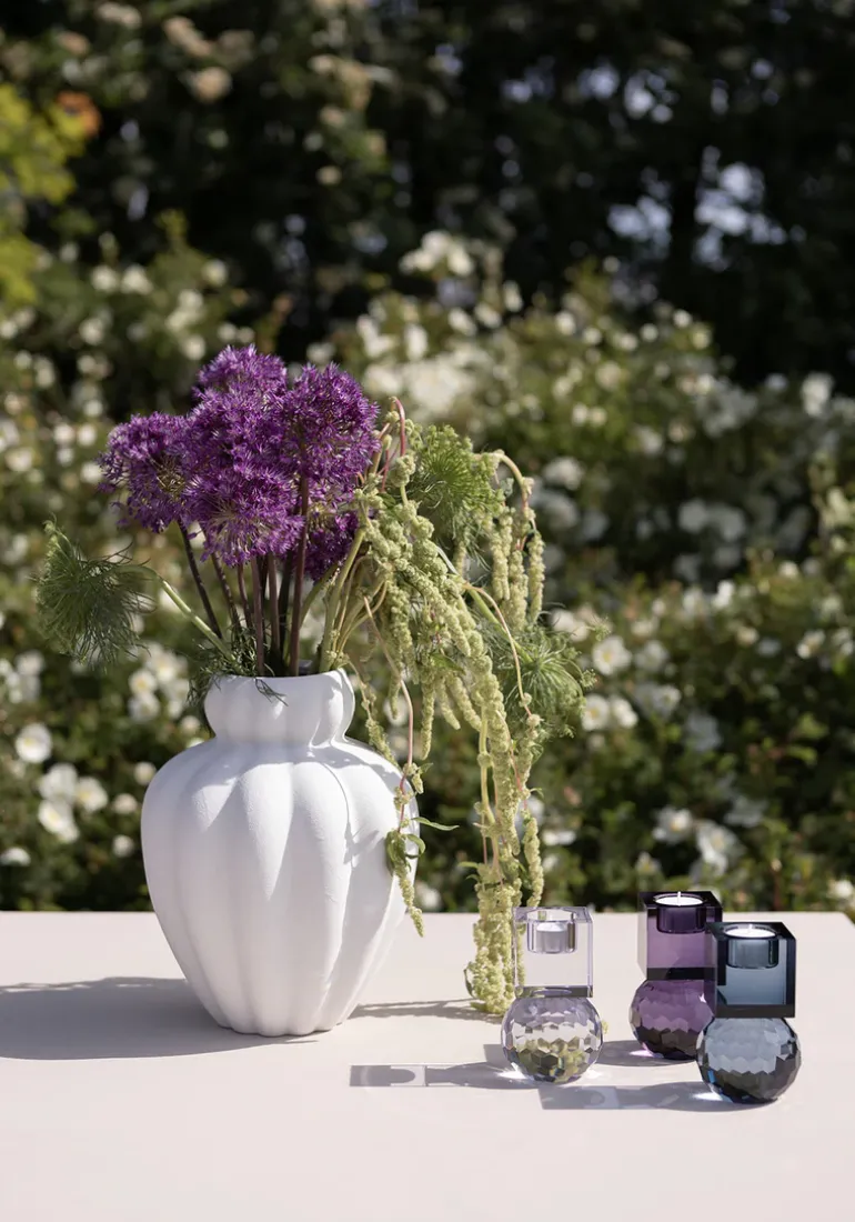 The Shadow T-light - Light Blue Purple