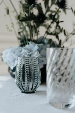 Twisted Drinking Glass - Grey